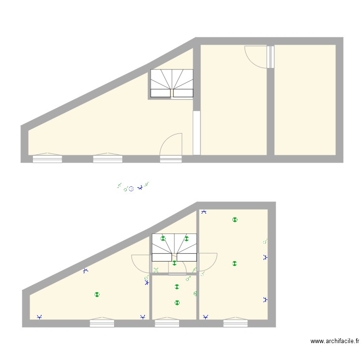 CONCIERGERIE ELECTRICITE REZ. Plan de 0 pièce et 0 m2
