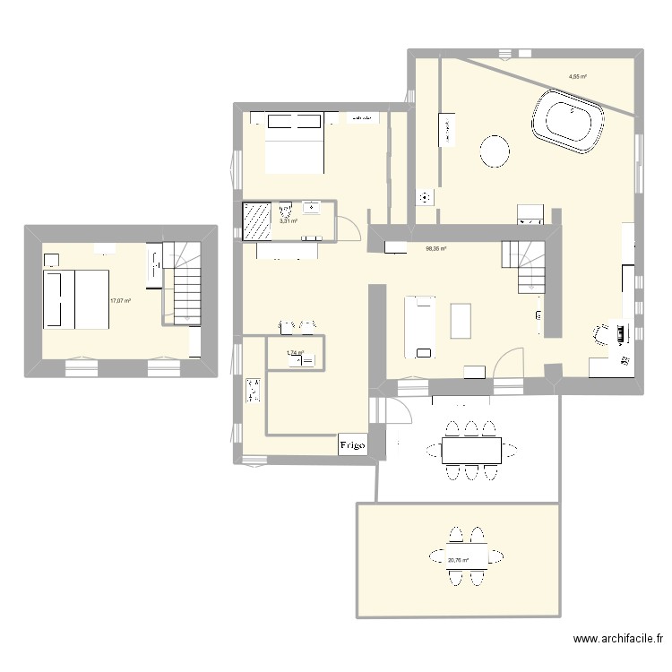 trans490. Plan de 0 pièce et 0 m2
