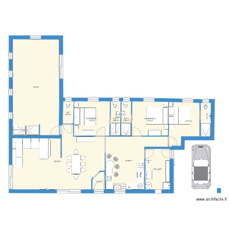 nllemaison. Plan de 0 pièce et 0 m2