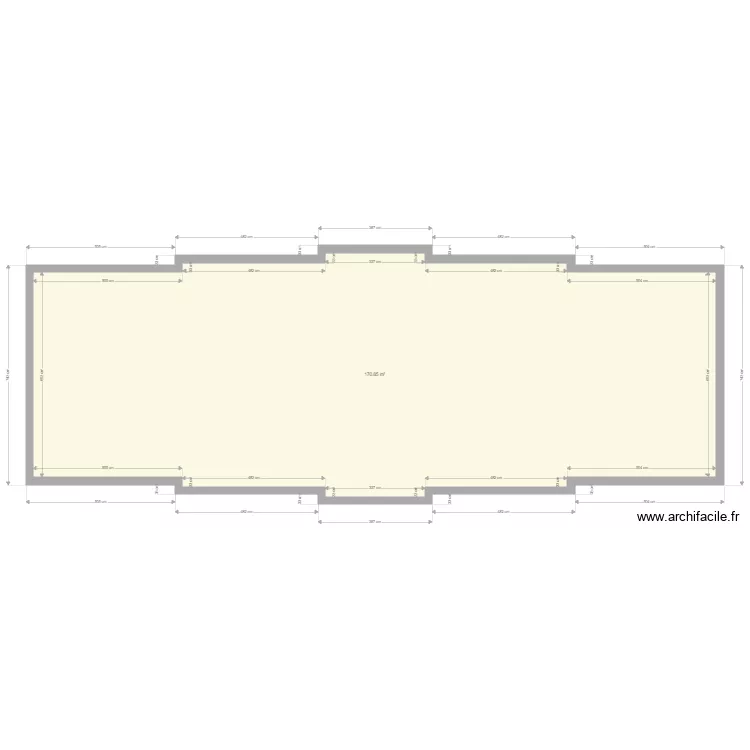 maison yvetot rdc. Plan de 