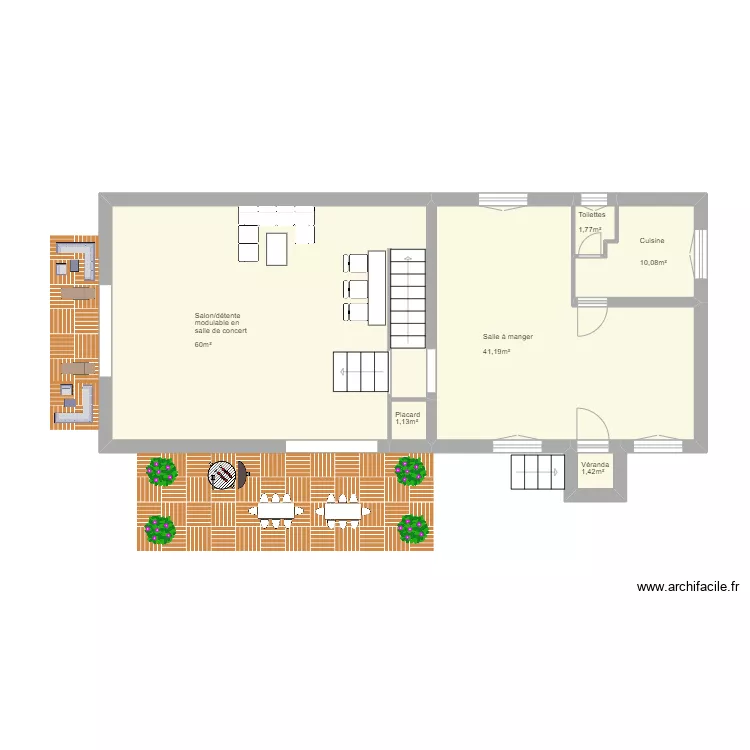 RDC BRAYE COCQUEREAUMONT. Plan de 