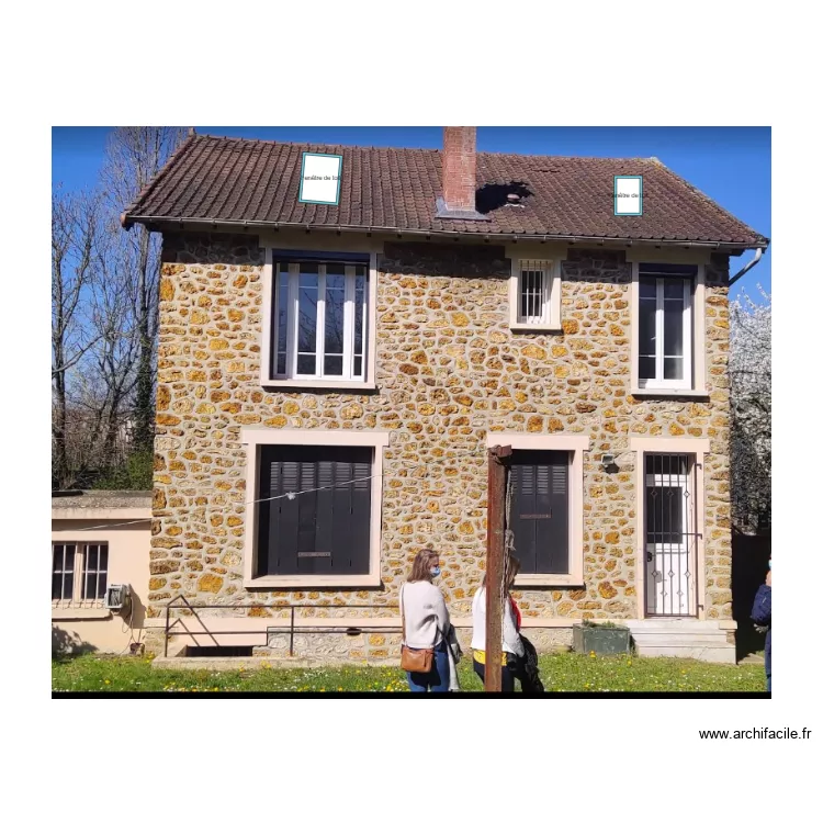Plan de facade Arriere. Plan de Plan de facade Arriere. Plan de