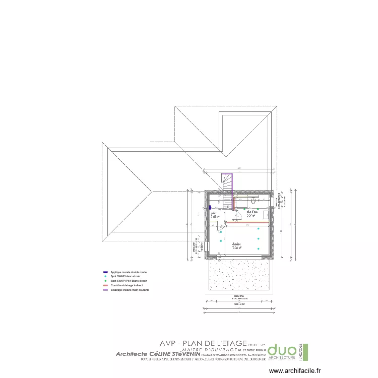 KLIBER ETAGE. Plan de 