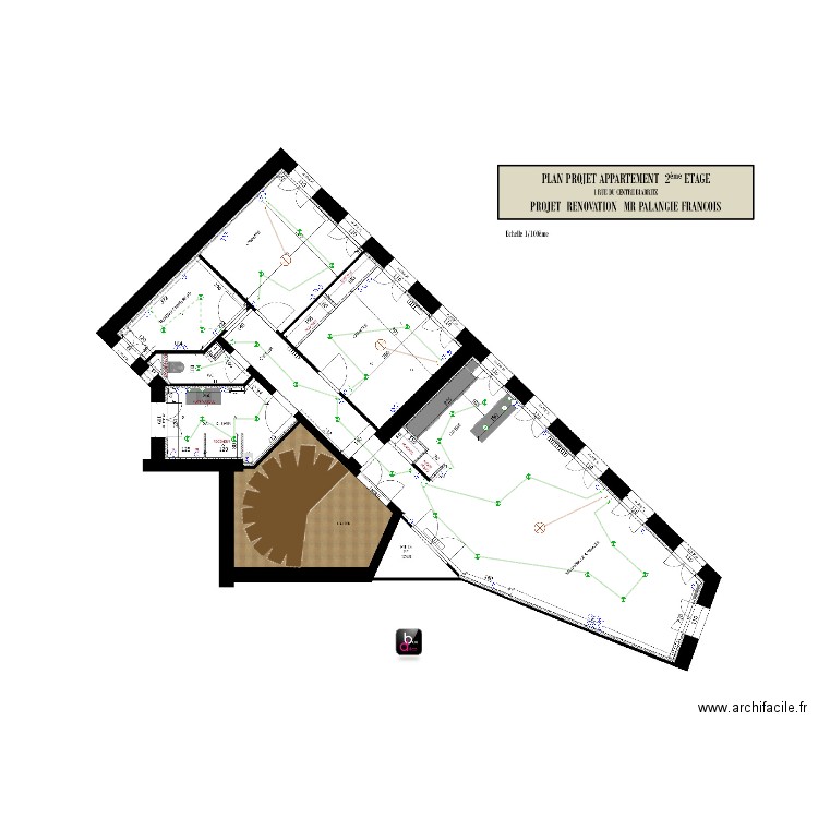 françois Palangier. Plan de 0 pièce et 0 m2