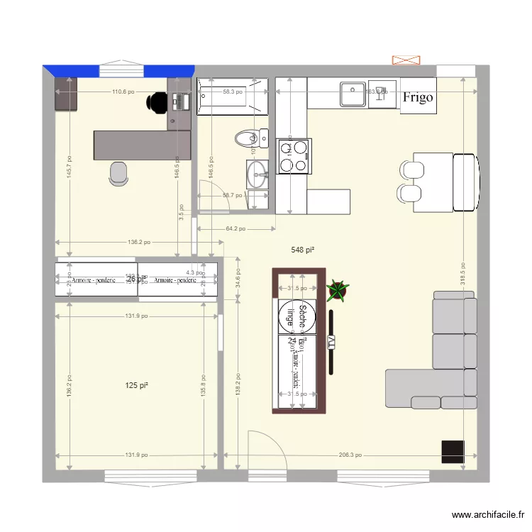 bon plan de maison 222. Plan de 