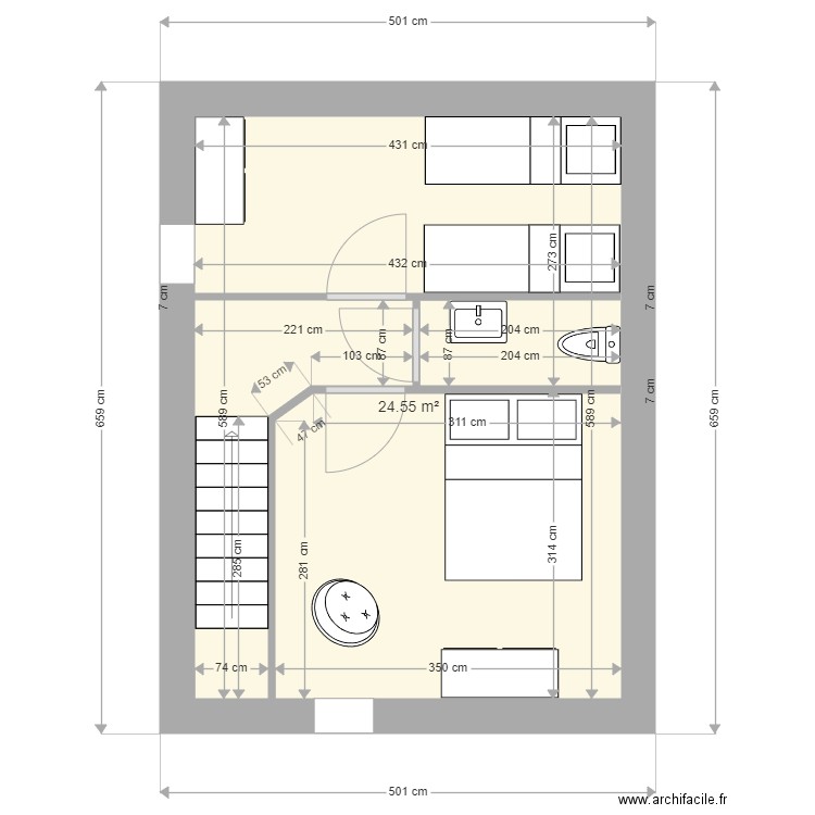 etage 1 rhuis. Plan de 0 pièce et 0 m2