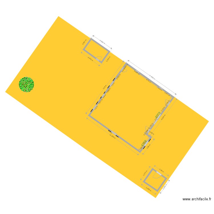 plan de masse maison 13 impasse des oiseaux existant. Plan de 0 pièce et 0 m2