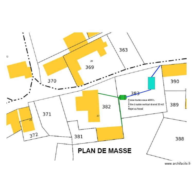 Hauvel. Plan de 0 pièce et 0 m2