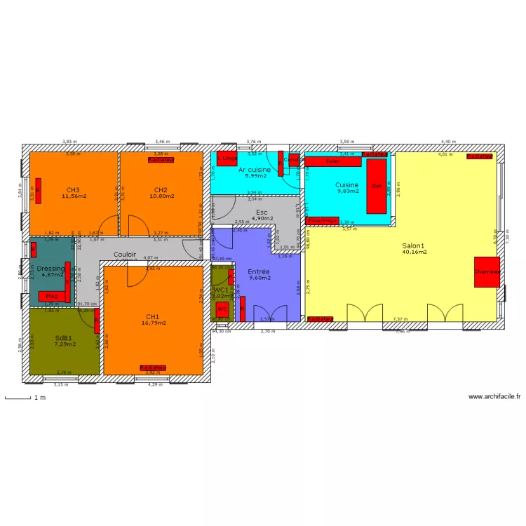 Rez de Chausse. Plan de Rez de Chausse. Plan de