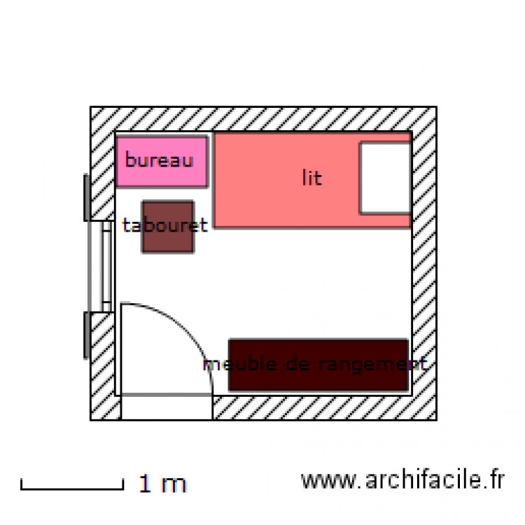 chambre coralie. Plan de 0 pièce et 0 m2