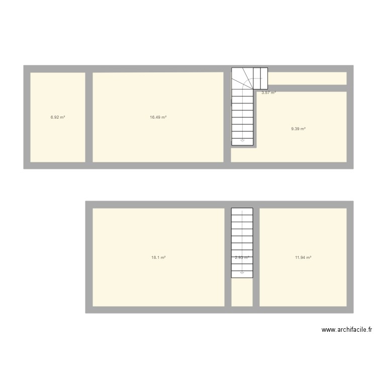 Ancienne gare. Plan de 0 pièce et 0 m2