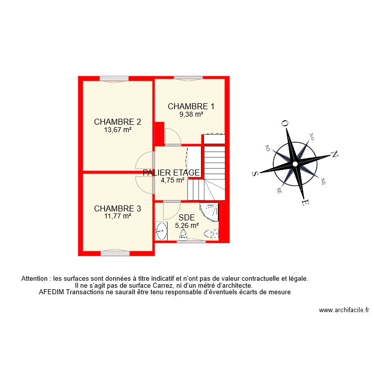 BI 4787 ETAGE. Plan de 0 pièce et 0 m2