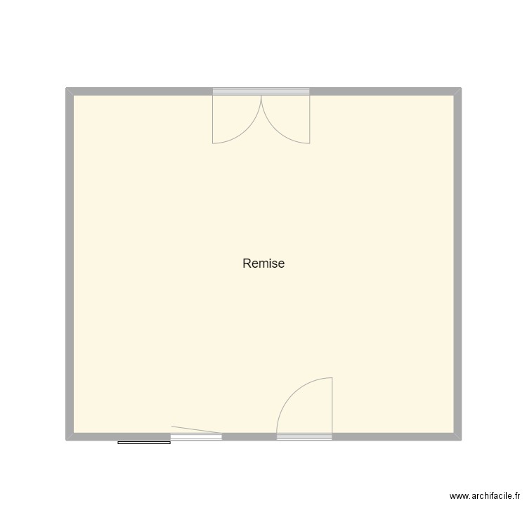 Croquis DOLIS Remise. Plan de 0 pièce et 0 m2