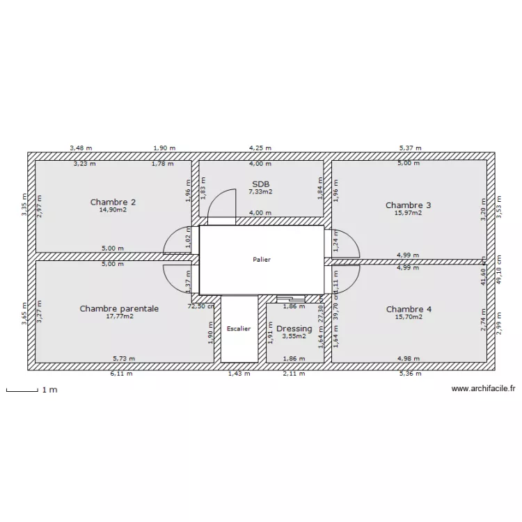 Etage plan 2. Plan de 