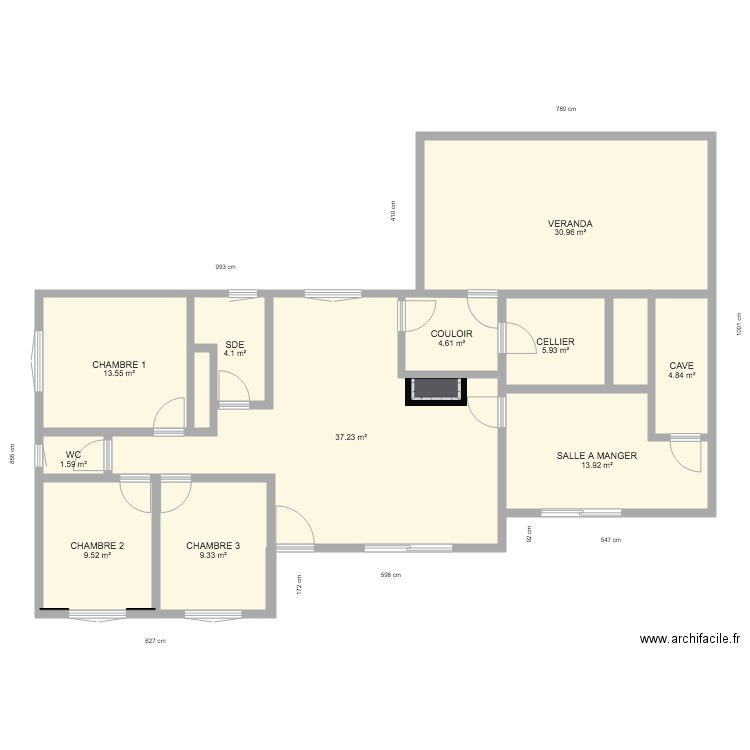 PLAN MAISON APRES. Plan de 0 pièce et 0 m2