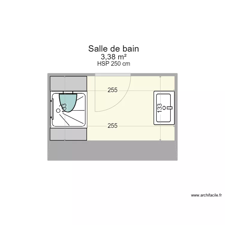 FAVIER. Plan de 