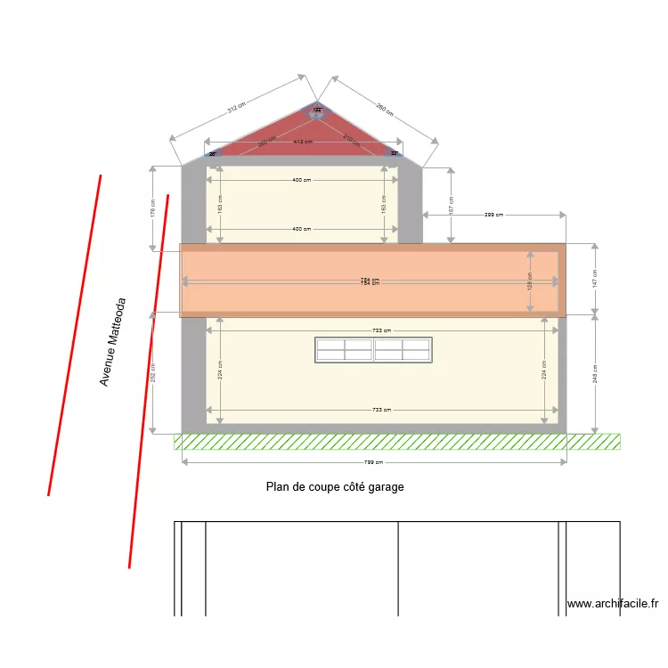 plan coupe garage. Plan de plan coupe garage. Plan de