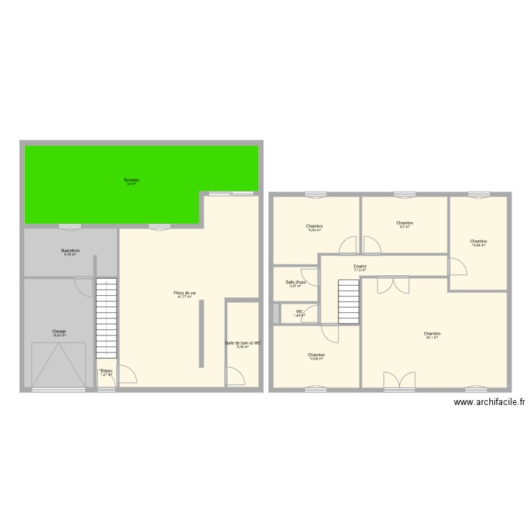 MANSSOURI. Plan de 0 pièce et 0 m2