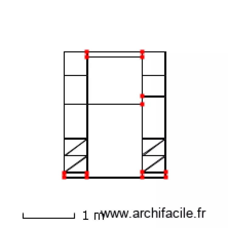 armoire. Plan de armoire. Plan de
