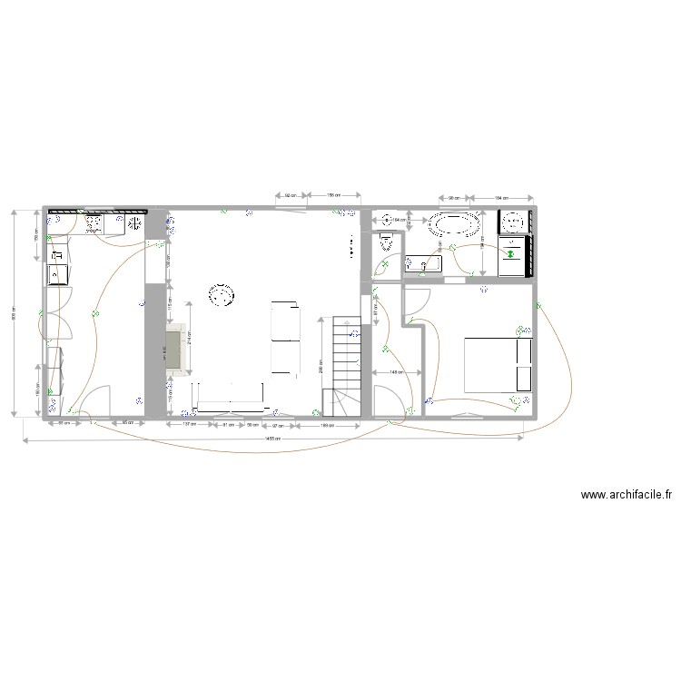 La Poupeliniere RDC electrique 03.22. Plan de 0 pièce et 0 m2