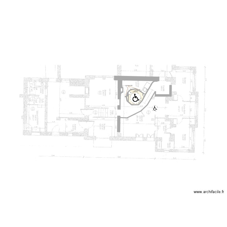 APEL 38 . Plan de 1 pièce et 4 m2