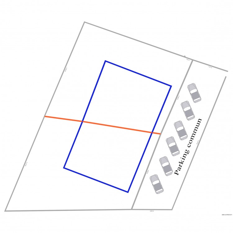 parcelle nyabugete positionnement appartements. Plan de 0 pièce et 0 m2