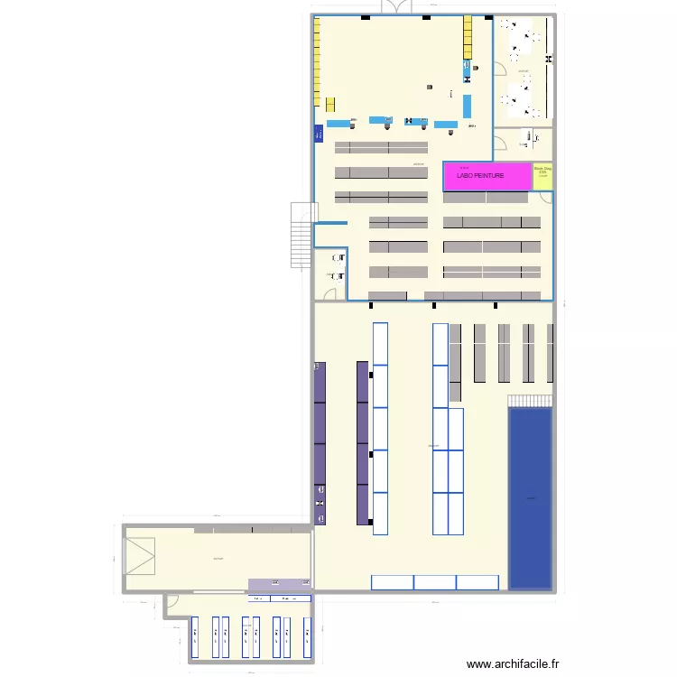 Aurillac Verdun. Plan de 