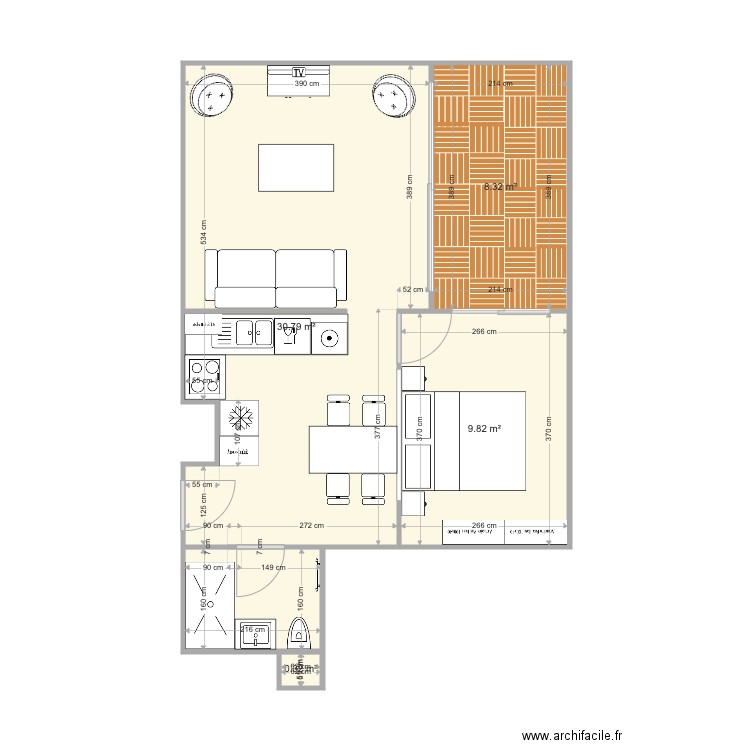 T2 el cid top. Plan de 0 pièce et 0 m2