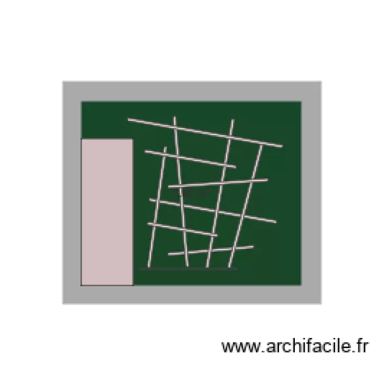 mur bibliotheque. Plan de 