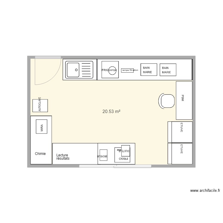 projet labo V2. Plan de 0 pièce et 0 m2