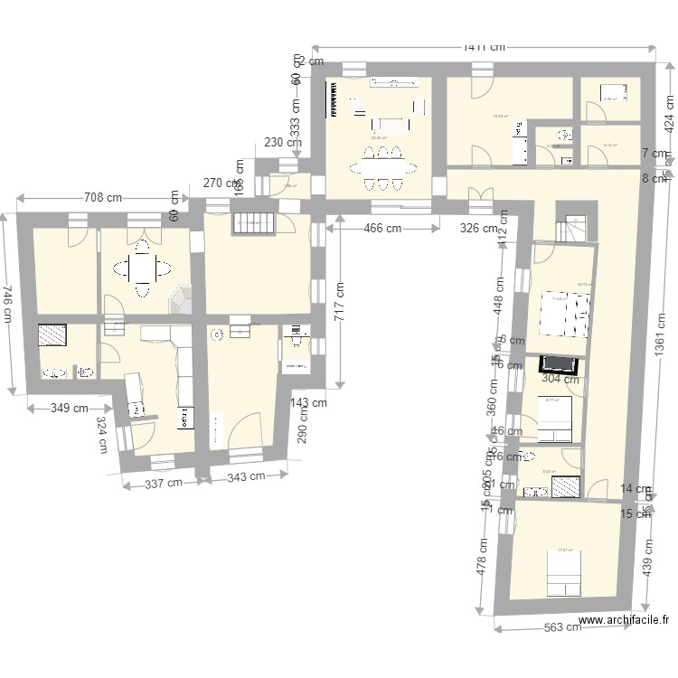PONTHEVRARD. Plan de 0 pièce et 0 m2