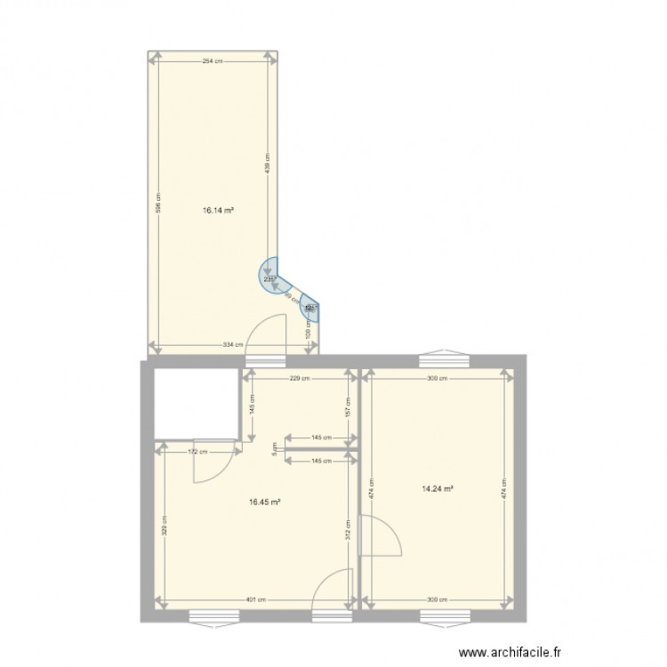 grand clos. Plan de 0 pièce et 0 m2