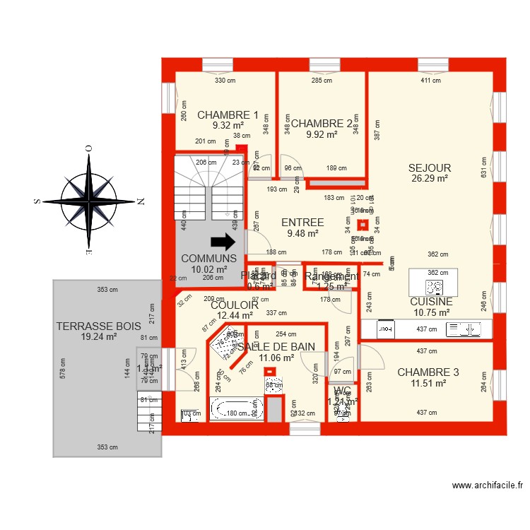 BI 5418 côté. Plan de 0 pièce et 0 m2