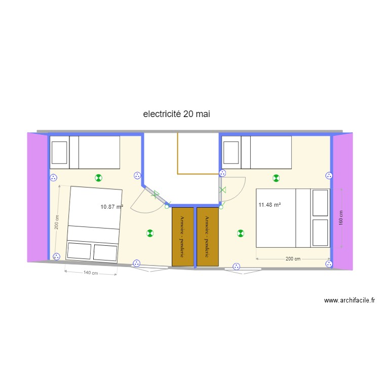 electricité 20 mai mai. Plan de 0 pièce et 0 m2