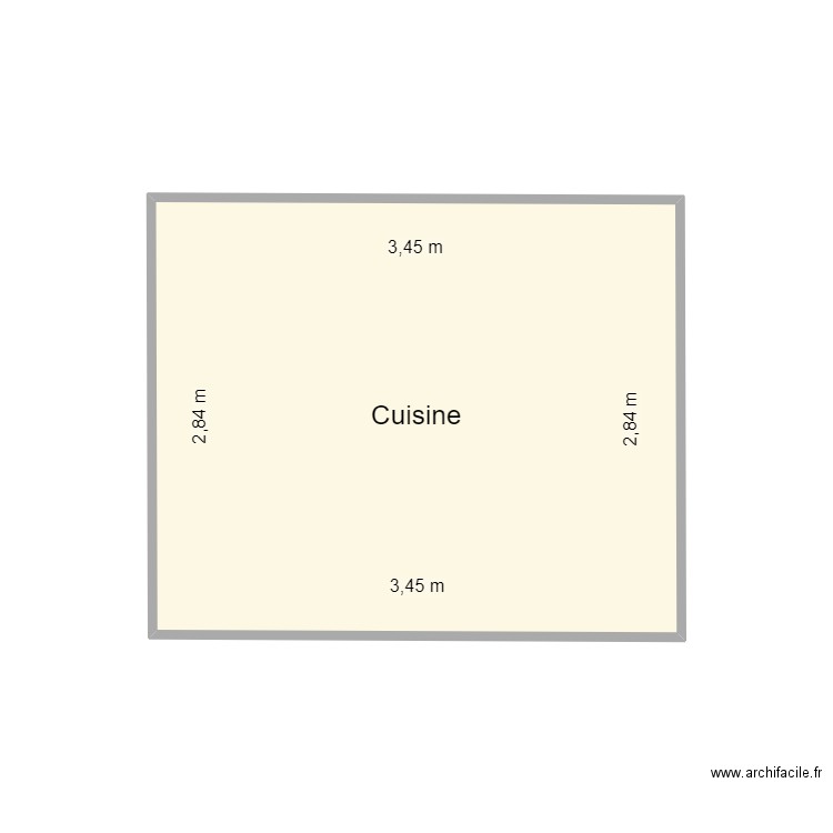 plan cuisine équipée. Plan de 0 pièce et 0 m2