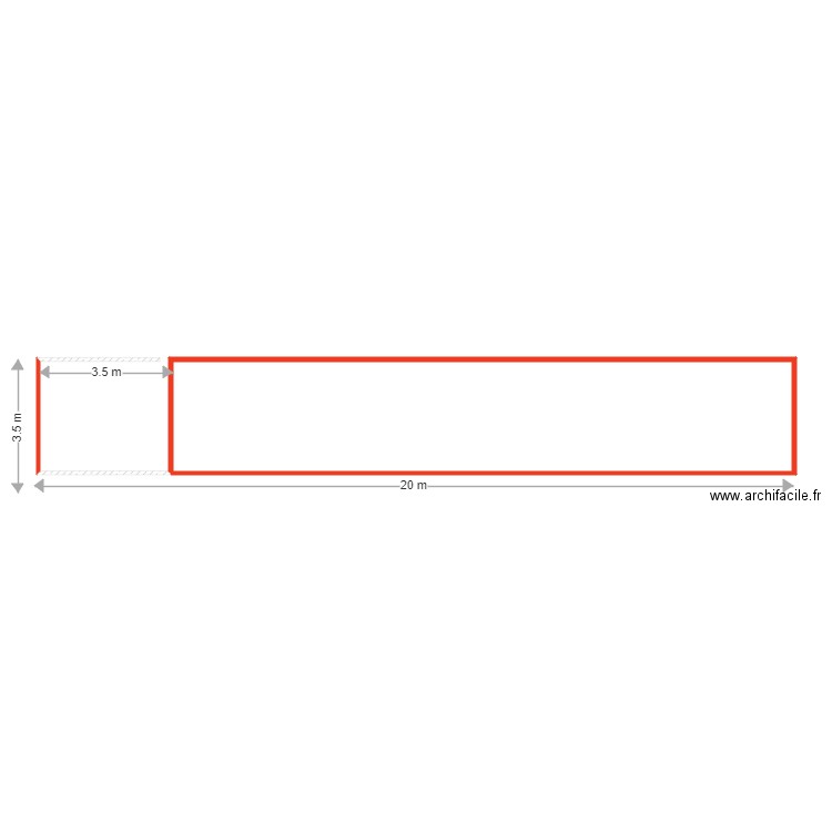 facade ouest murs. Plan de 0 pièce et 0 m2