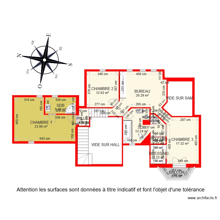 BI 6552 ETAGE ouafae . Plan de 0 pièce et 0 m2