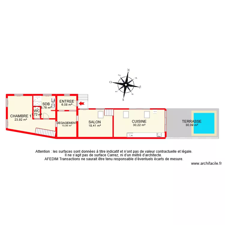 BI 9404 RDC . Plan de 
