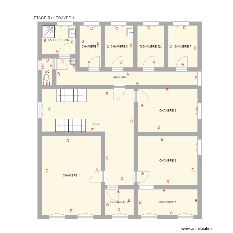 PERNET VELLEXON. Plan de 0 pièce et 0 m2