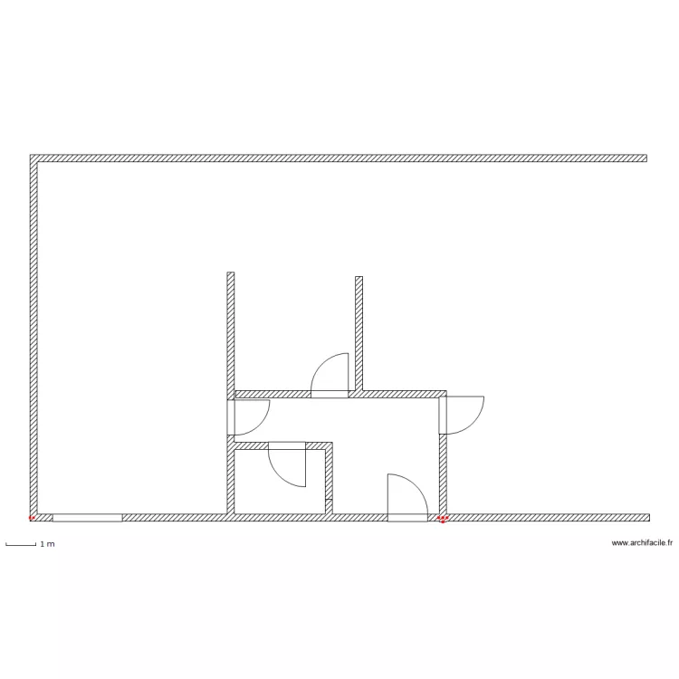Habitation Benoît. Plan de Habitation Benoît. Plan de
