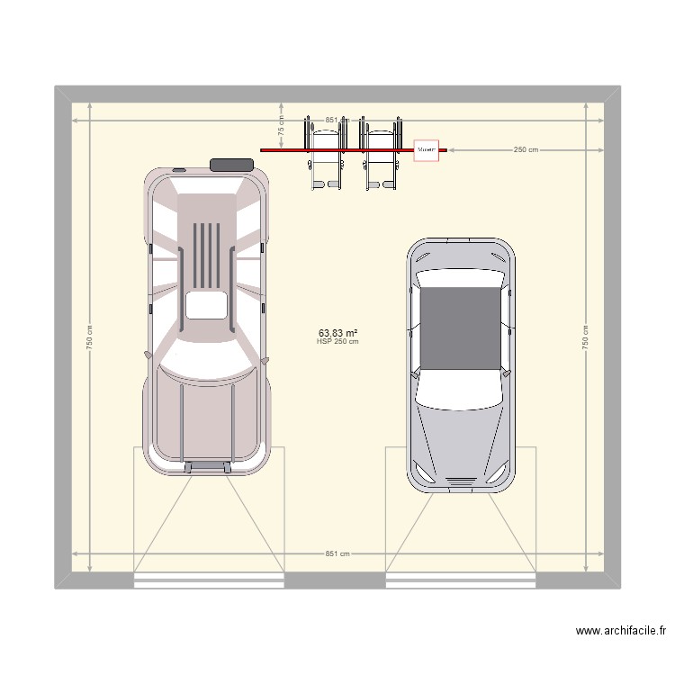 COUSSO BARON GARAGE. Plan de 0 pièce et 0 m2