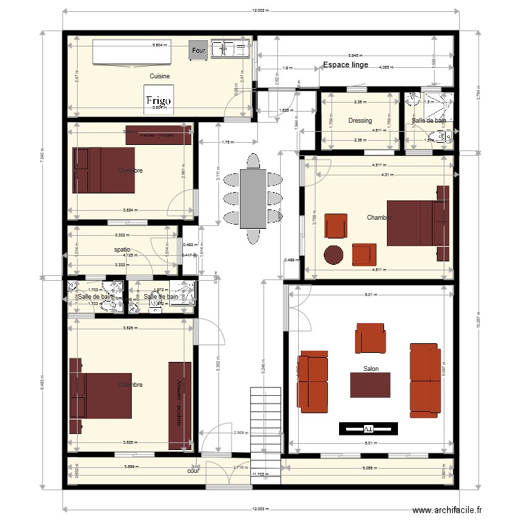 plan de diamniadio rdc 1 23. Plan de 0 pièce et 0 m2