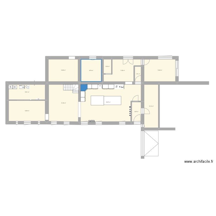 cuisine amour. Plan de 0 pièce et 0 m2