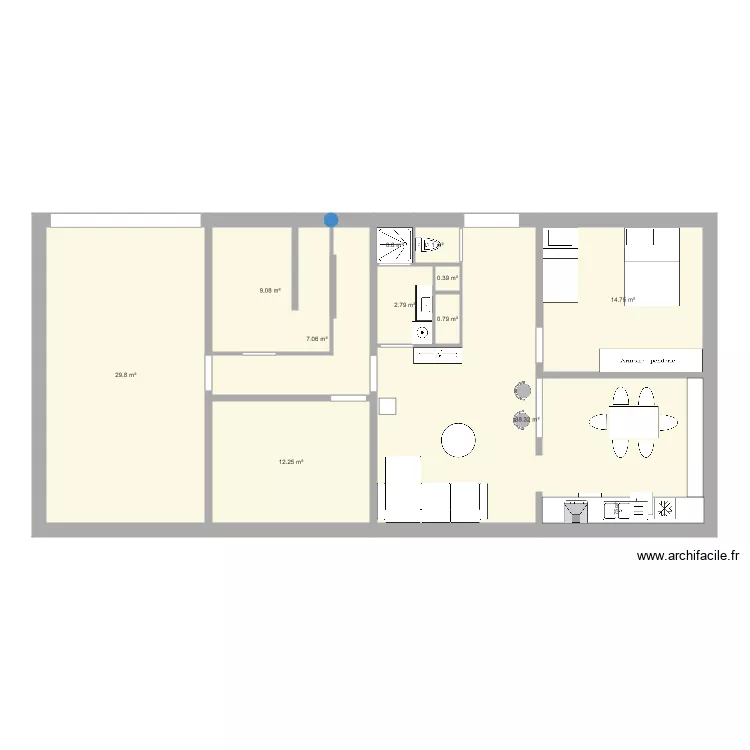 Maison Niveau 0 V2. Plan de 