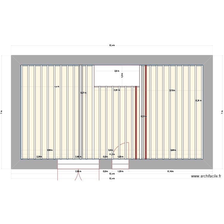 facade original grand batiment. Plan de 0 pièce et 0 m2