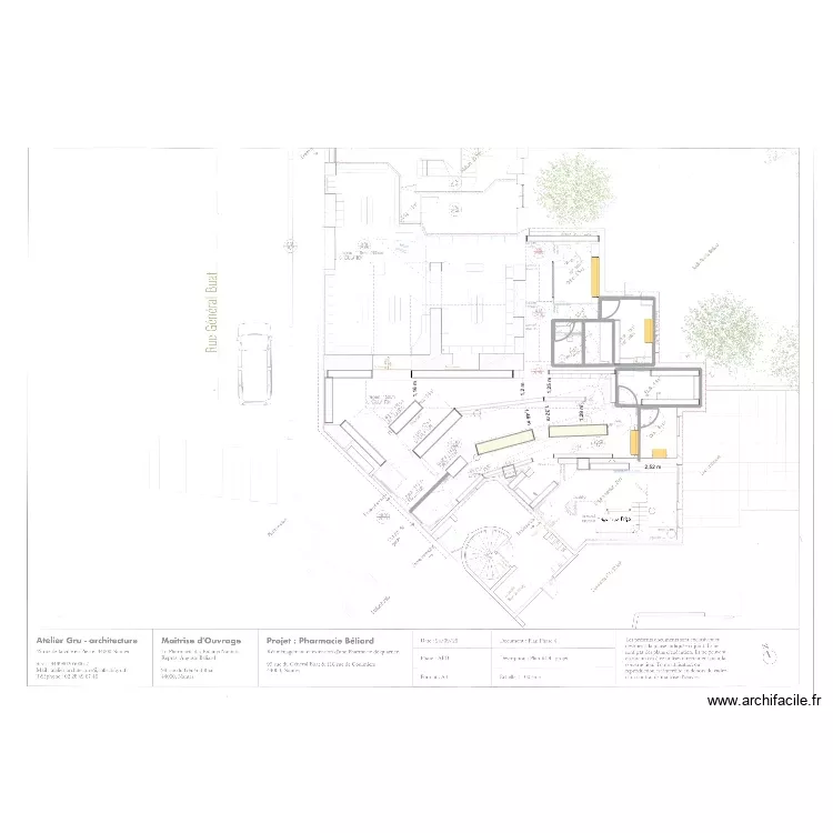Pharmacie nouvelle config 1. Plan de 4 Pièces et 23 m² Pharmacie nouvelle config 1. Plan de 4 Pièces et 23 m²