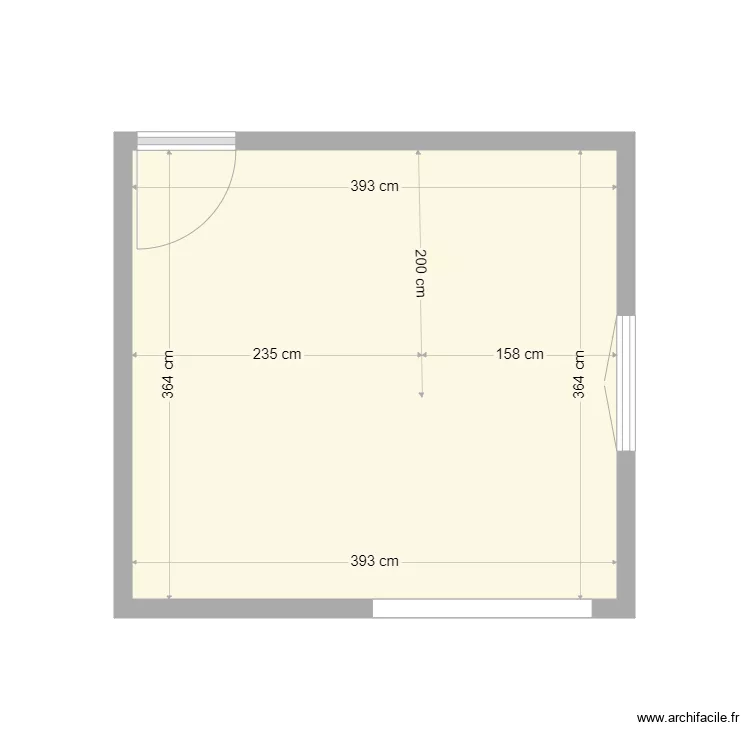 Charbonnier. Plan de 1 et 14 m² Charbonnier. Plan de 1 et 14 m²