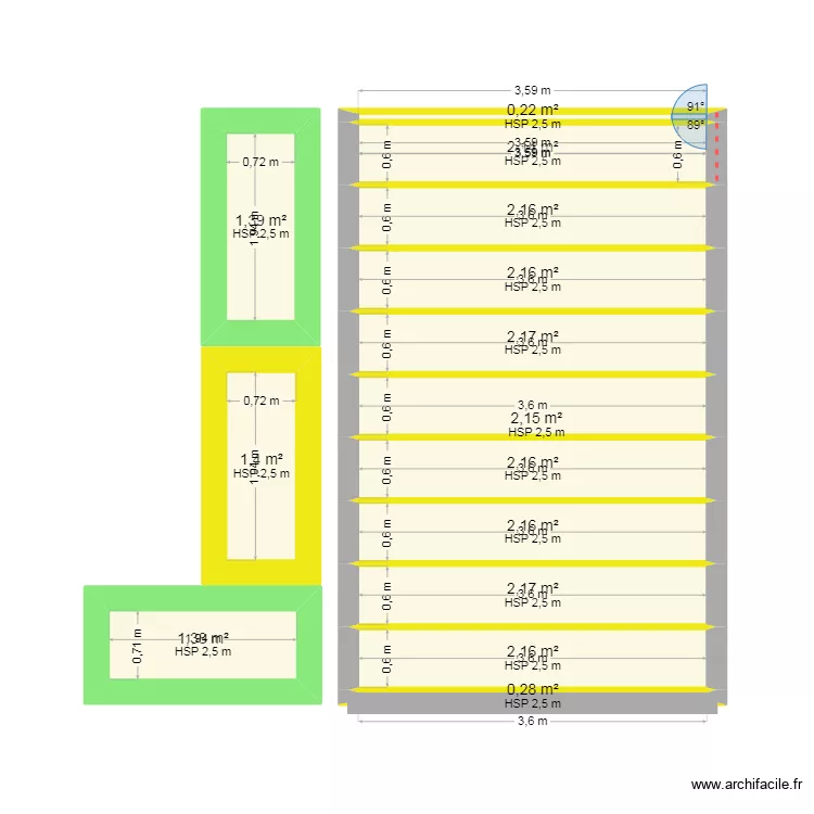 extension. Plan de 