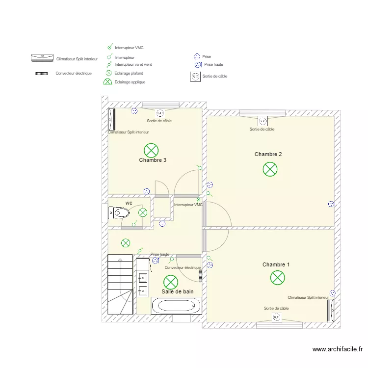 Didier Jean Pierre &eacute;tage. Plan de 