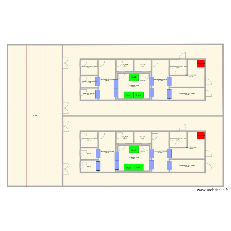 Production stream modif CJA. Plan de 0 pièce et 0 m2